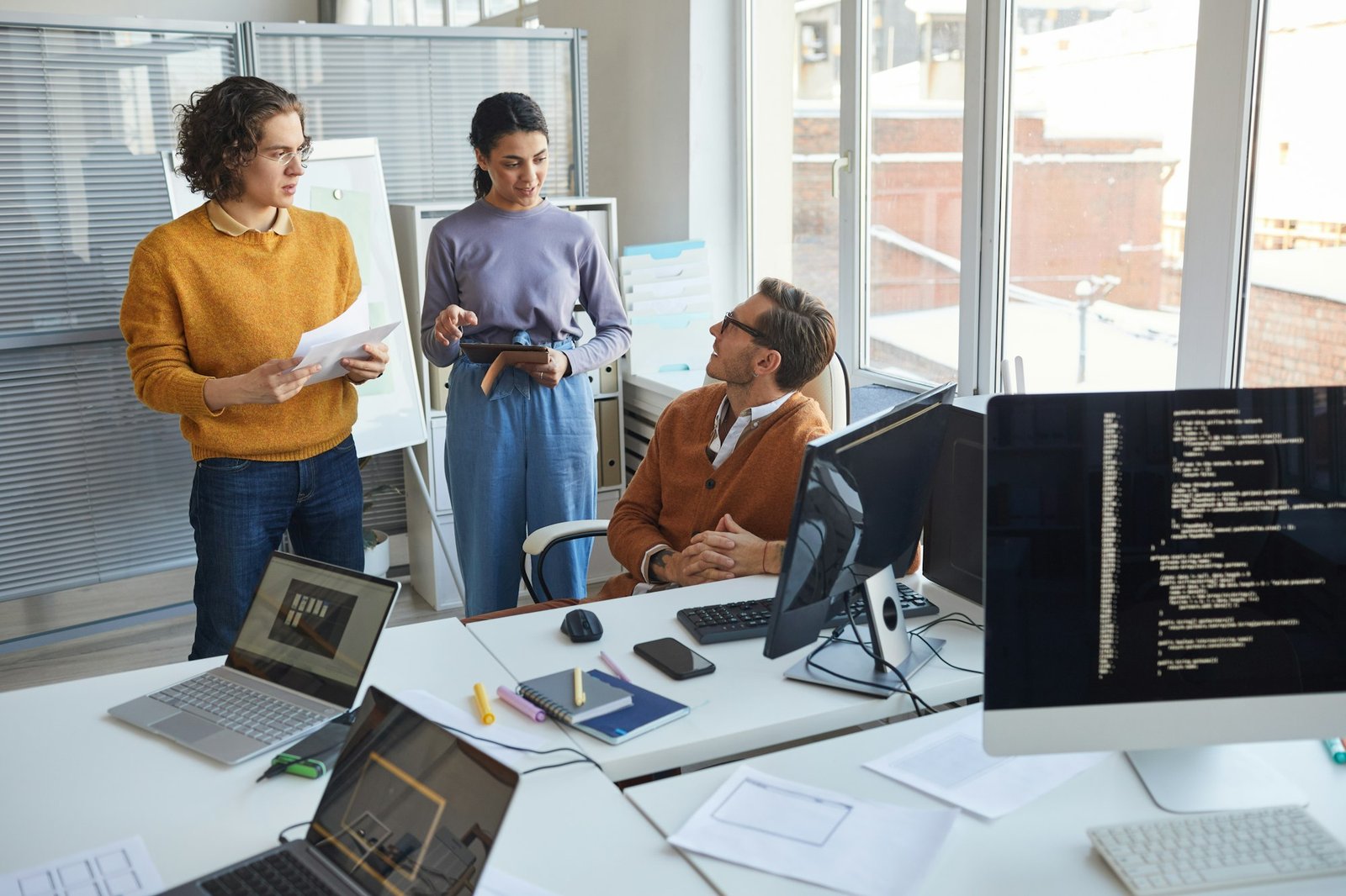 IT Team in Office